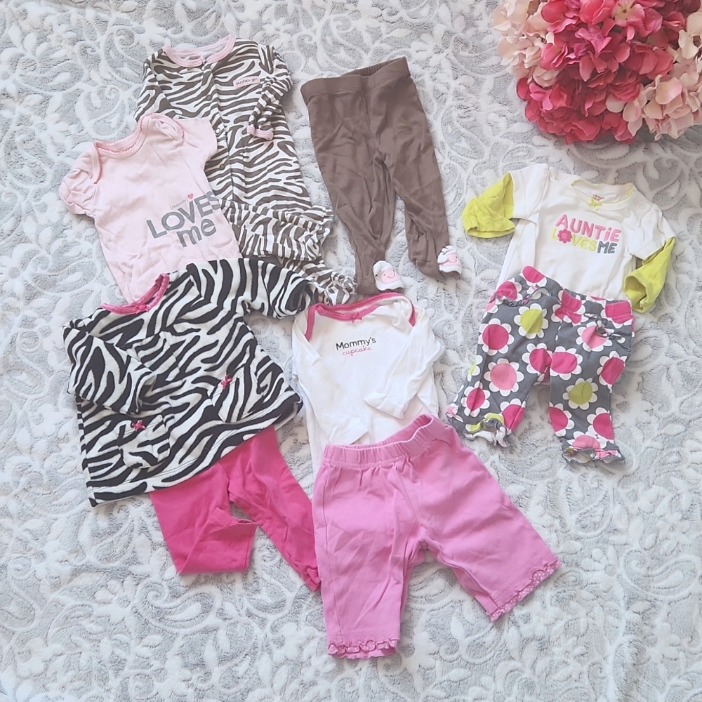 Carter's 3 month baby girl set
